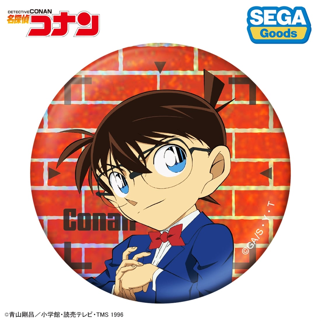 名探偵コナン ビジュアルホログラム缶バッジ Vol.1