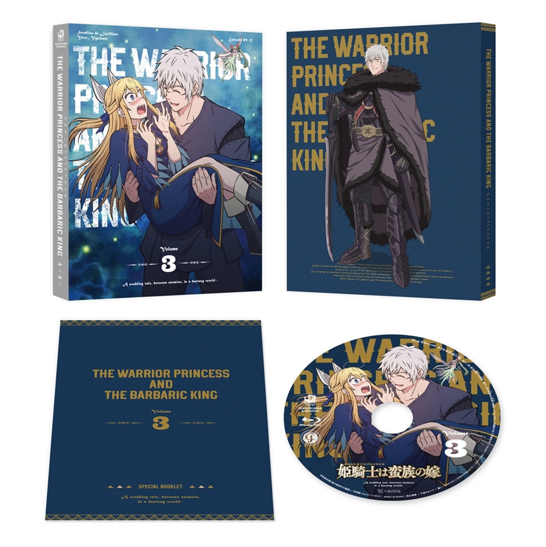姫騎士は蛮族の嫁 3 Blu-ray 第3巻