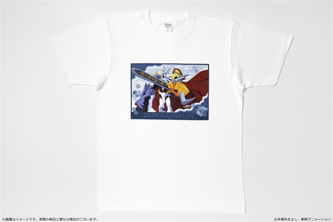 【事後受注】デジモンアドベンチャー Tシャツ＜オメガモン＞ L L