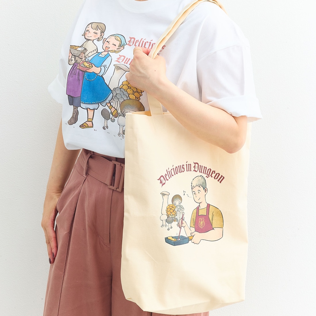 【二次受注】「公式レシピブック おうちで作れるダンジョン飯」九井諒子描き下ろし　トートバッグ