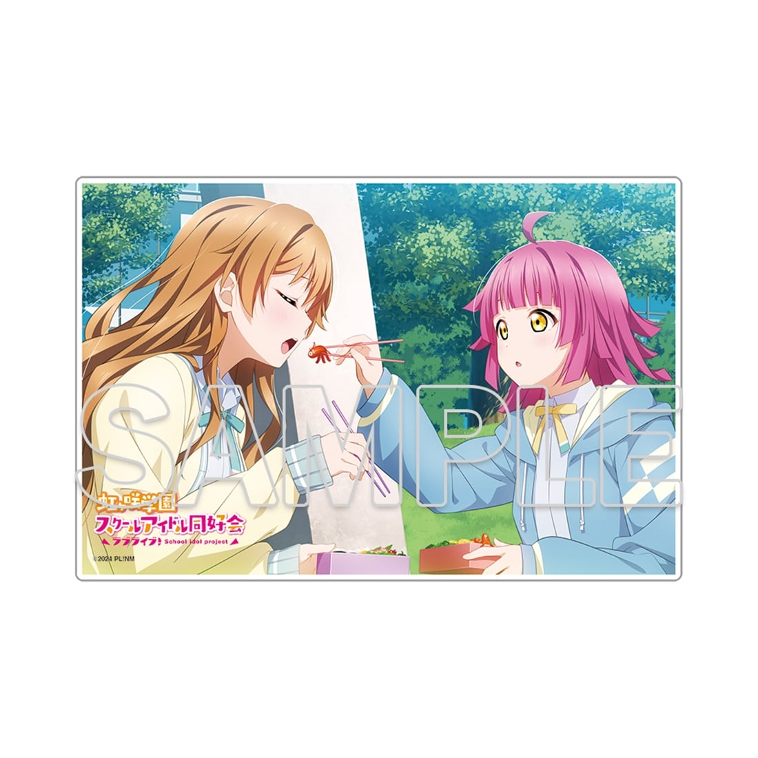 LoveLive! Days 2026年8月号『ラブライブ！虹ヶ咲学園スクールアイドル同好会』ミニアクリルプレート 彼方＆璃奈[2]