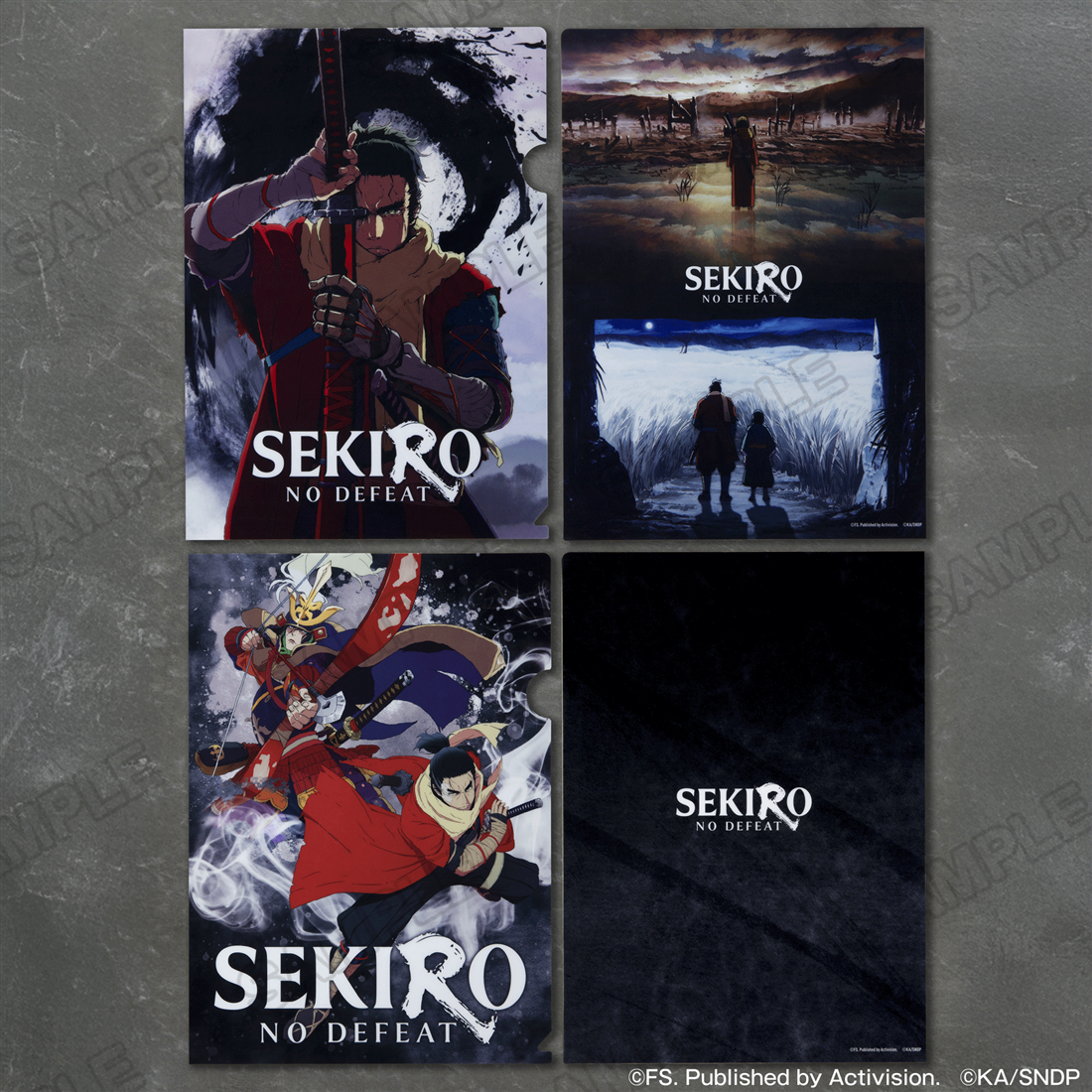 『SEKIRO: NO DEFEAT』A4クリアファイルセット