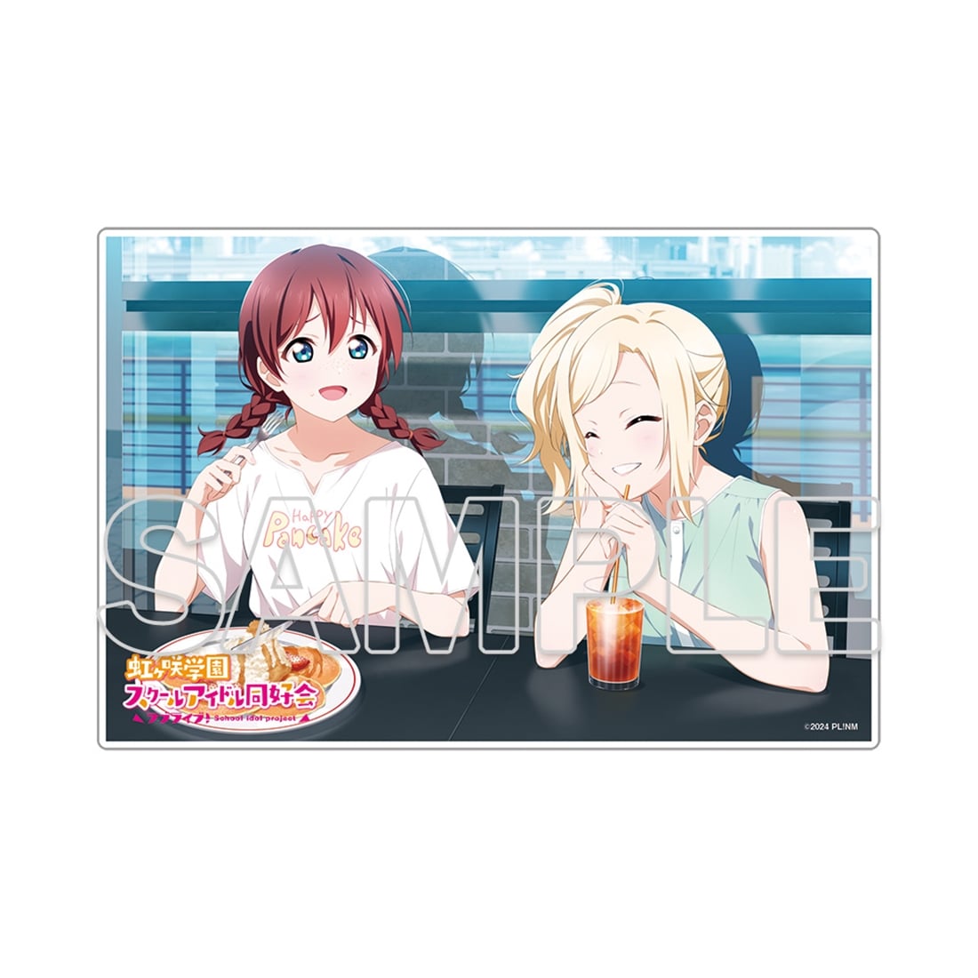 LoveLive! Days 2026年10月号『ラブライブ！虹ヶ咲学園スクールアイドル同好会』ミニアクリルプレート 愛＆エマ