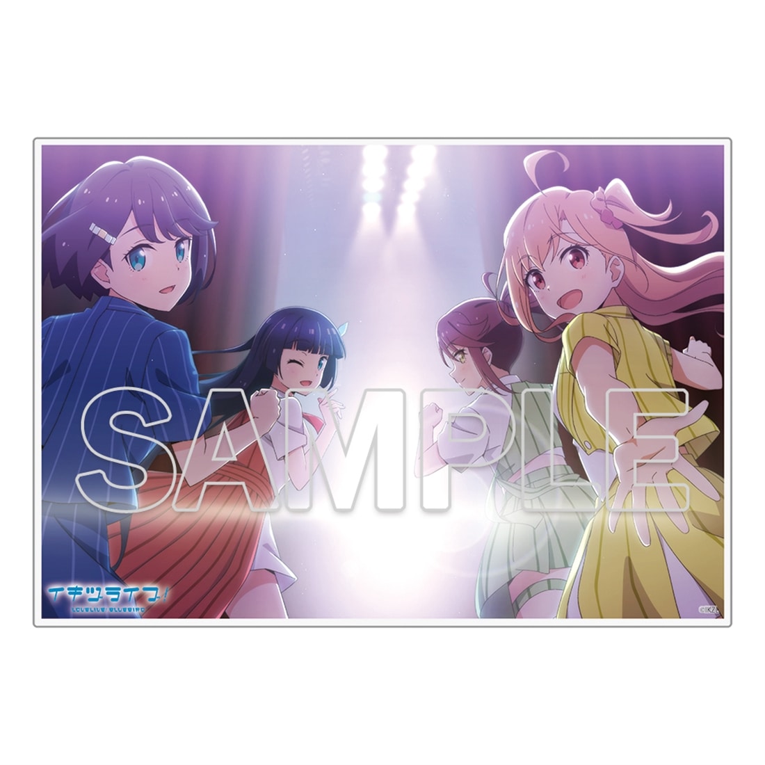 『イキヅライブ！ LOVELIVE! BLUEBIRD』アクリルプレート Ver.1st LIVE　ポルカ＆麻衣＆玲＆花火