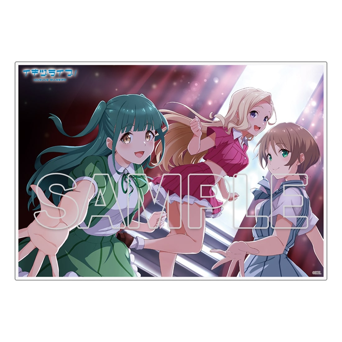 『イキヅライブ！ LOVELIVE! BLUEBIRD』アクリルプレート Ver.1st LIVE　ゆくり＆輝夜＆真緑