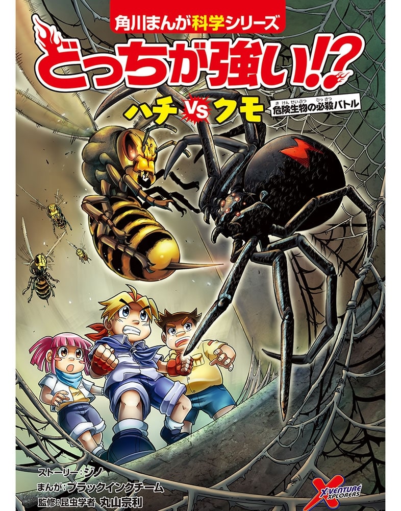 どっちが強い!? ハチvsクモ 危険生物の必殺バトル