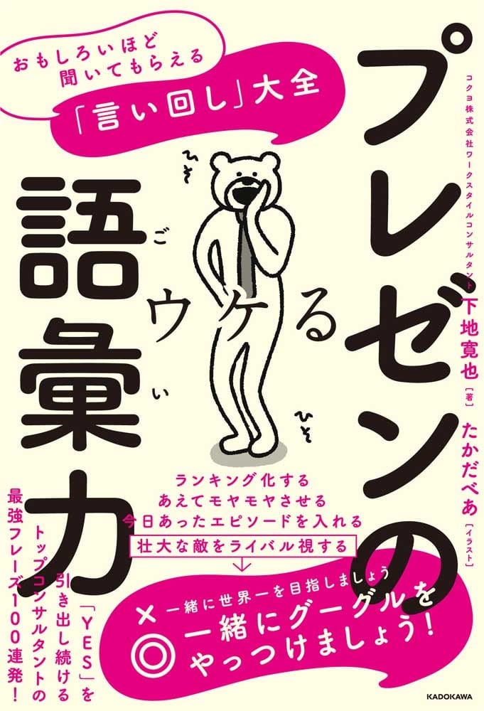 プレゼンの語彙力　おもしろいほど聞いてもらえる「言い回し」大全