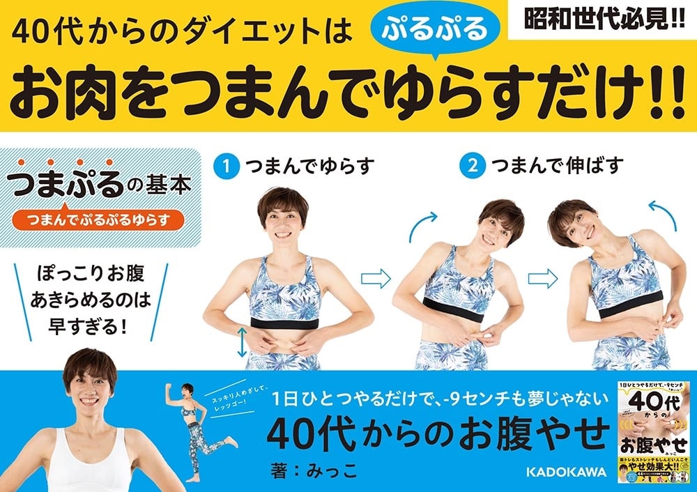 １日ひとつやるだけで、－９センチも夢じゃない！ ４０代からのお腹やせ