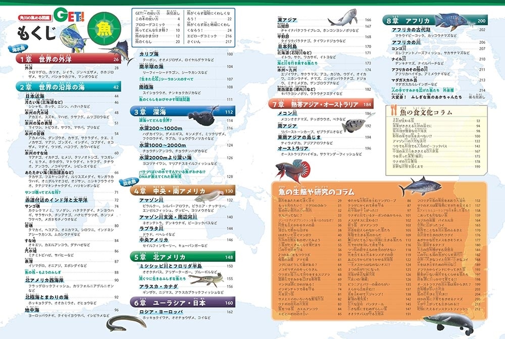 角川の集める図鑑ＧＥＴ！ 魚