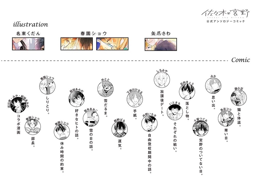 佐々木と宮野　公式アンソロジーコミック