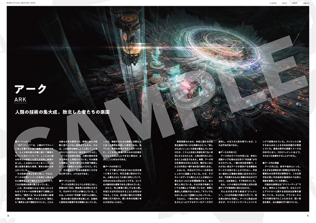 勝利の女神：NIKKE　公式設定資料集