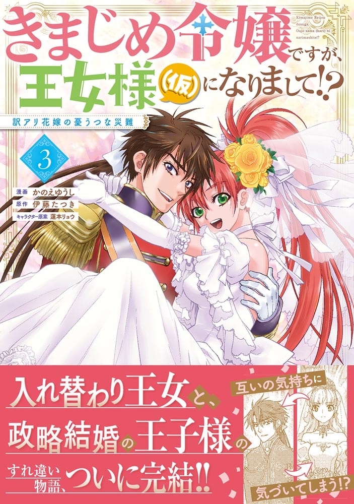 きまじめ令嬢ですが、王女様（仮）になりまして!? 訳アリ花嫁の憂うつな災難 3