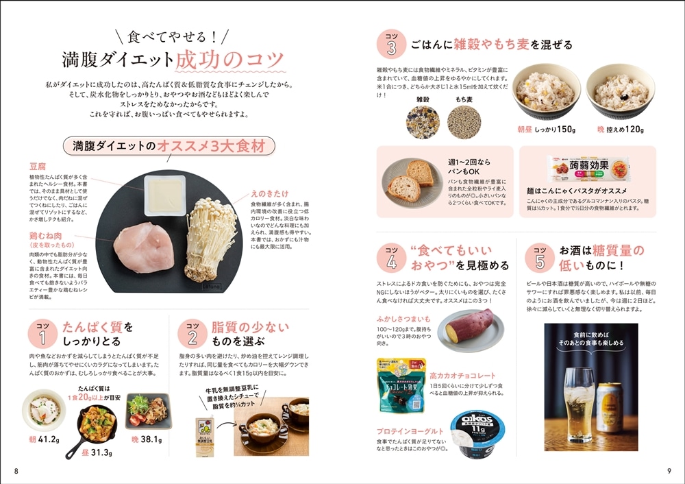 がっつりなのにヘルシー！　食事制限なしの新常識 満腹ダイエット食堂