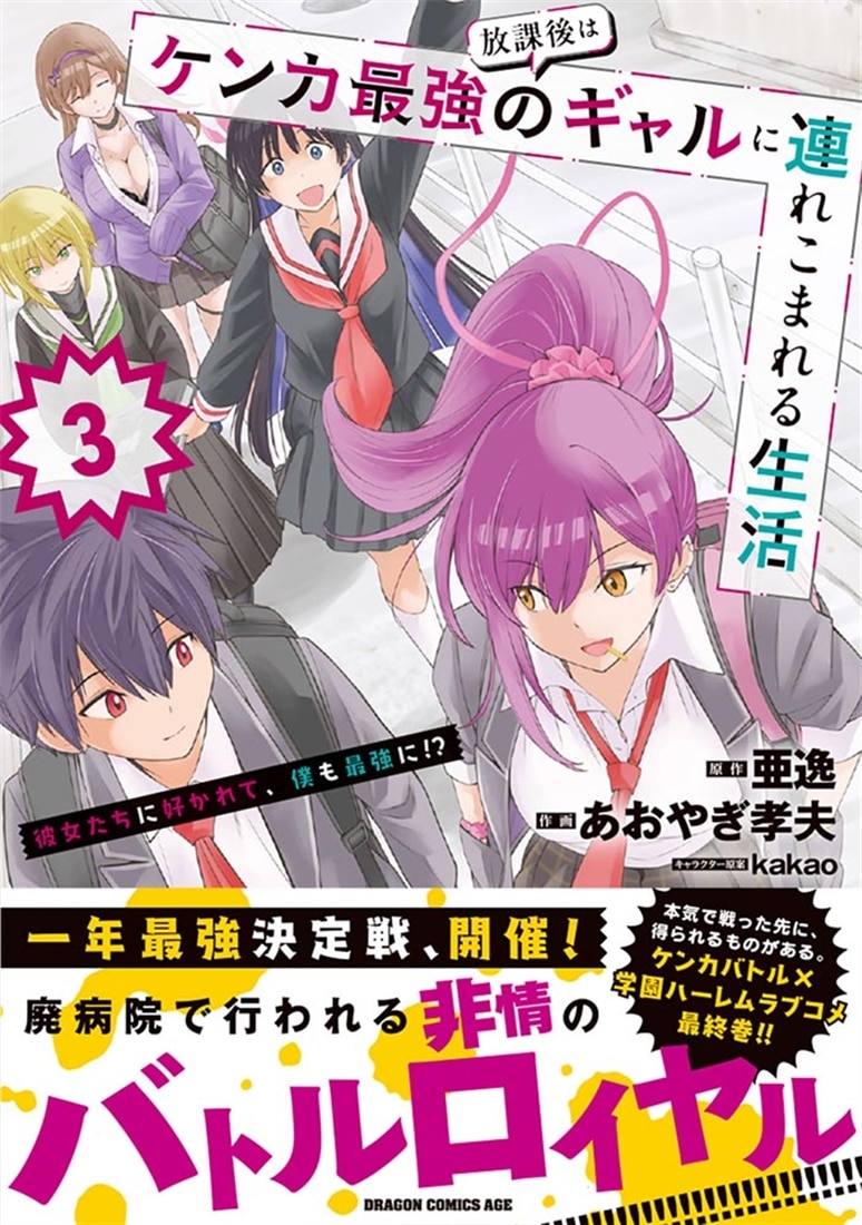 放課後はケンカ最強のギャルに連れこまれる生活　彼女たちに好かれて、僕も最強に!?　3