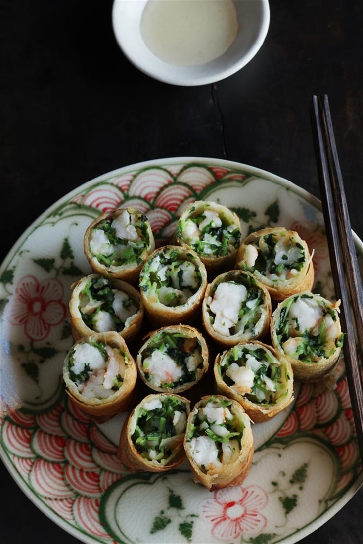 春巻きは蒸し料理である。