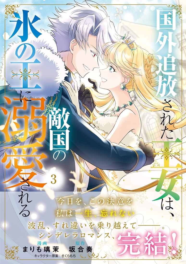 国外追放された王女は、敵国の氷の王に溺愛される　３