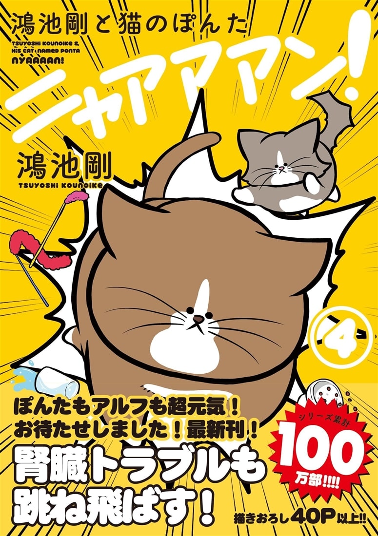 鴻池剛と猫のぽんた　ニャアアアン!　4