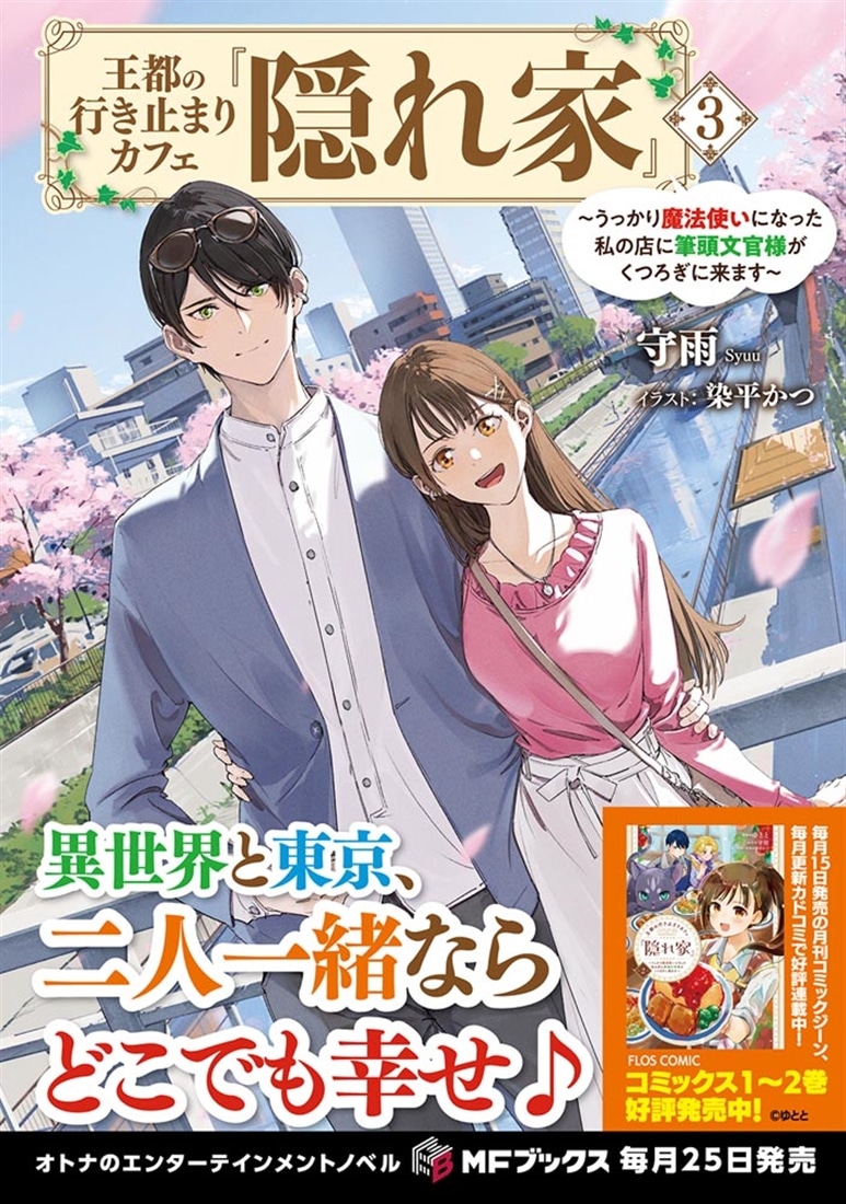 王都の行き止まりカフェ『隠れ家』　～うっかり魔法使いになった私の店に筆頭文官様がくつろぎに来ます～３