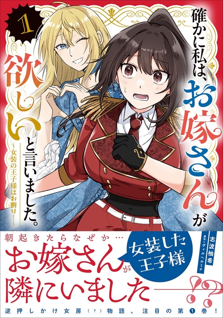 確かに私は、お嫁さんが欲しいと言いました。　～女装の王子様はお断り！～　１