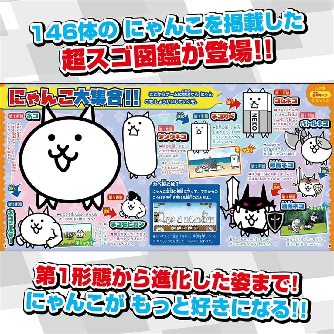 てれびげーむマガジン ゲーム大図かん にゃんこ大戦争 にゃんこ大集合ずかん