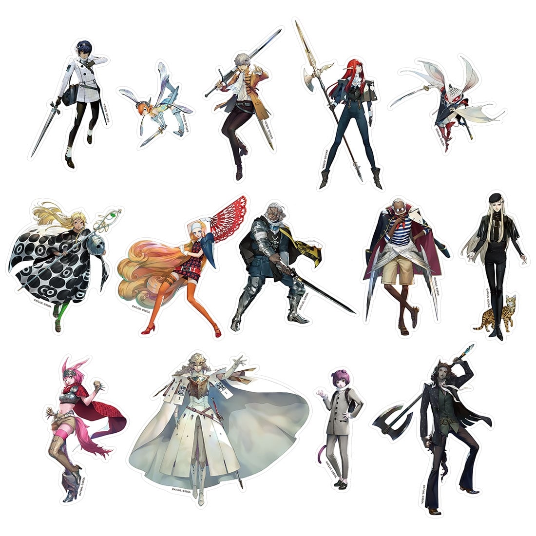 メタファー:リファンタジオ展 キャラステッカーコレクション