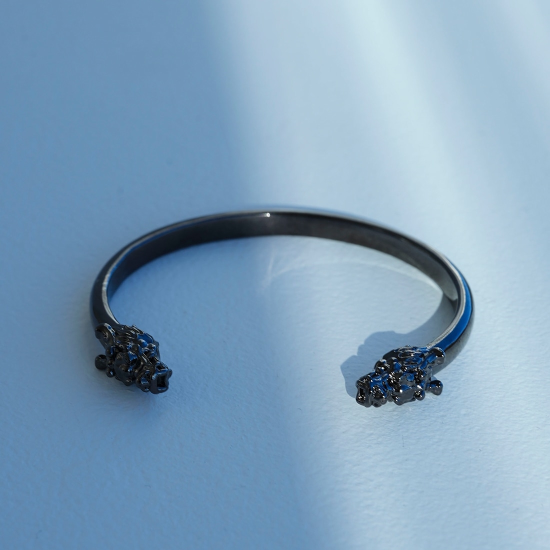 【龍が如く】OX JEWELRy Limited Silver Bangle for KIRYU KAZUMA ブラック ブラック