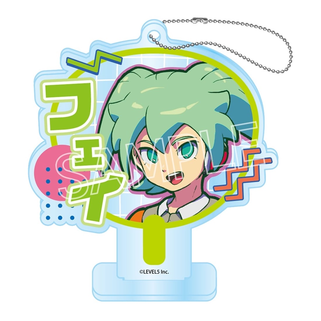 イナズマイレブン英雄たちのヴィクトリーロード ビビッドラインシリーズ　デコうちわキーチェーン Vol.3（単品） デコうちわキーチェーン 単品
