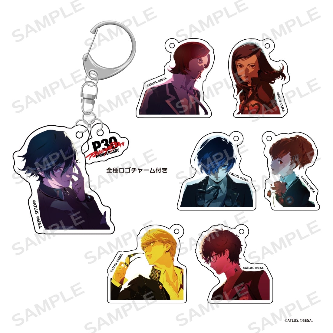 P30th ツインアクリルキーホルダーP5 P5