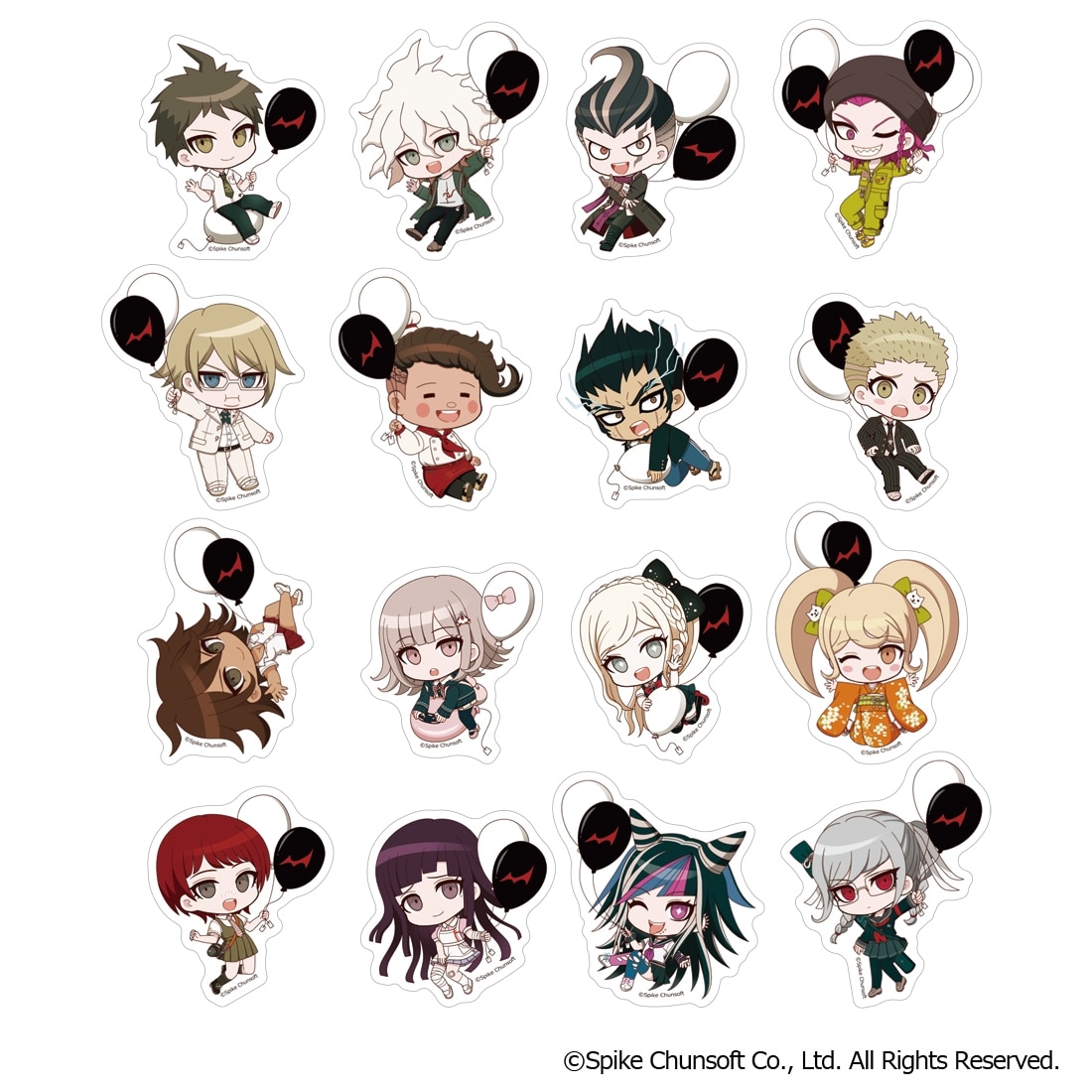 スーパーダンガンロンパ2 ちびキャラステッカーセット