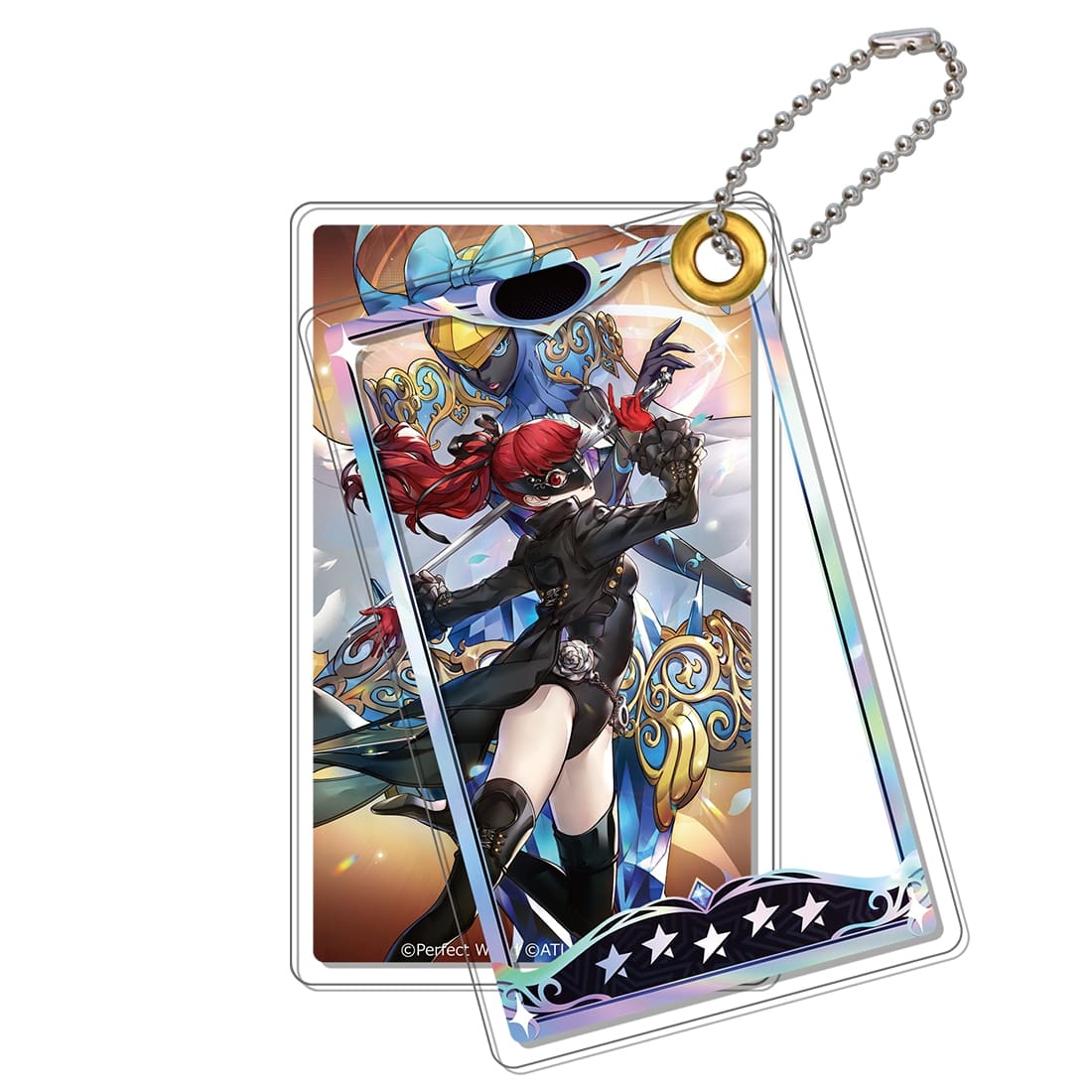 ペルソナ5: The Phantom X アクリルスライドキーホルダー ヴァイオレット＆サンドリヨン ヴァイオレット＆サンドリヨン