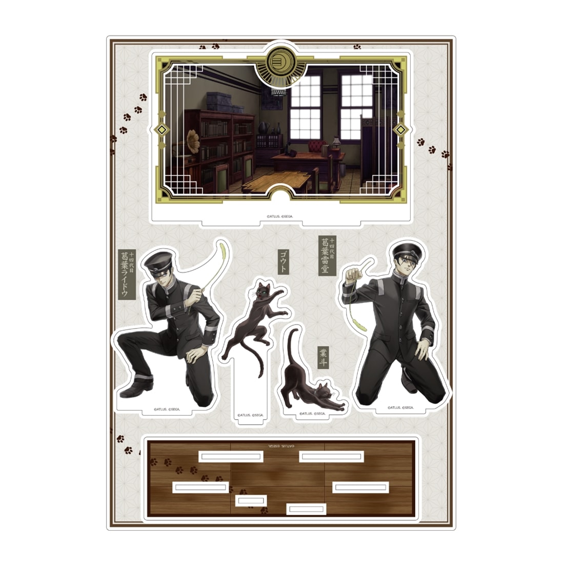 【RAIDOU Remastered: 超力兵団奇譚】アクリルジオラマ 一周年記念イラスト