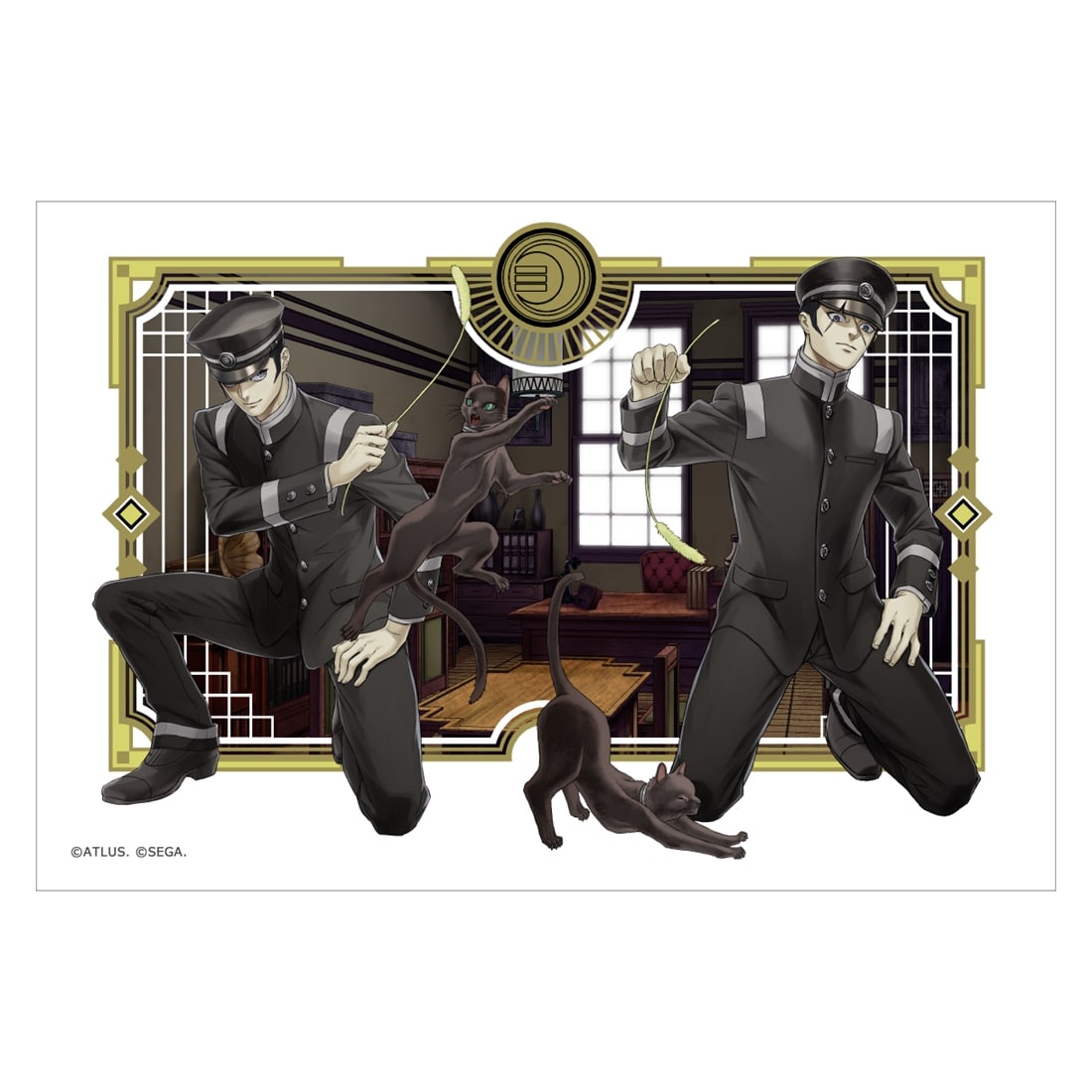 【RAIDOU Remastered: 超力兵団奇譚】アクリルブロック 一周年記念イラスト