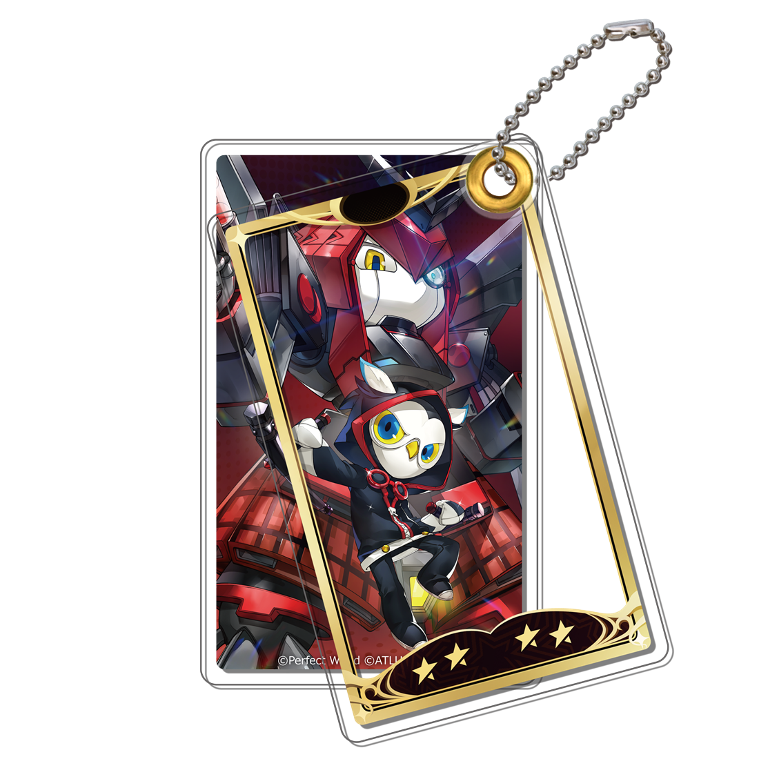 ペルソナ5: The Phantom X アクリルスライドキーホルダー キャトル＆ロブロイ 怪盗団 キャトル＆ロブロイ