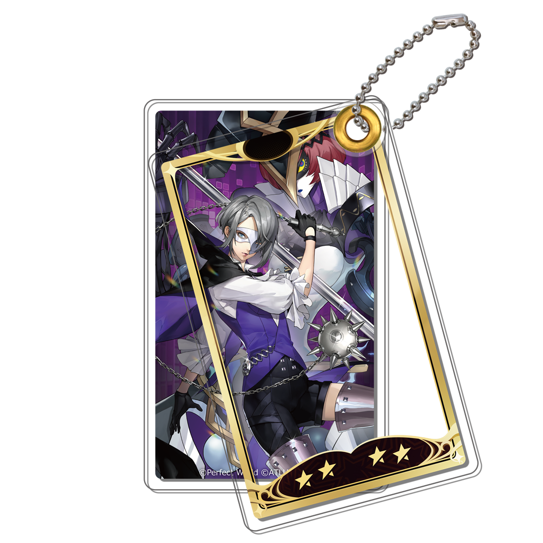 ペルソナ5: The Phantom X アクリルスライドキーホルダー ユキ＆ステュクス 怪ドル ユキ＆ステュクス