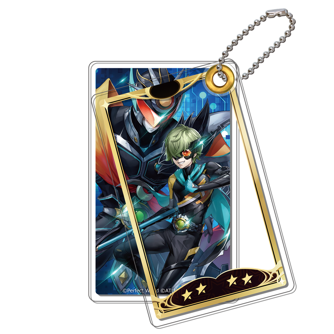 ペルソナ5: The Phantom X アクリルスライドキーホルダー リオン＆エリュテイア 怪ドル リオン＆エリュテイア
