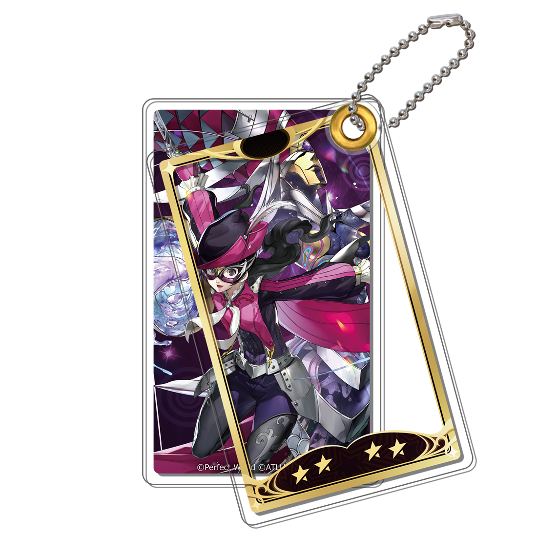 ペルソナ5: The Phantom X アクリルスライドキーホルダー モコ＆プロシムナ 怪ドル モコ＆プロシムナ