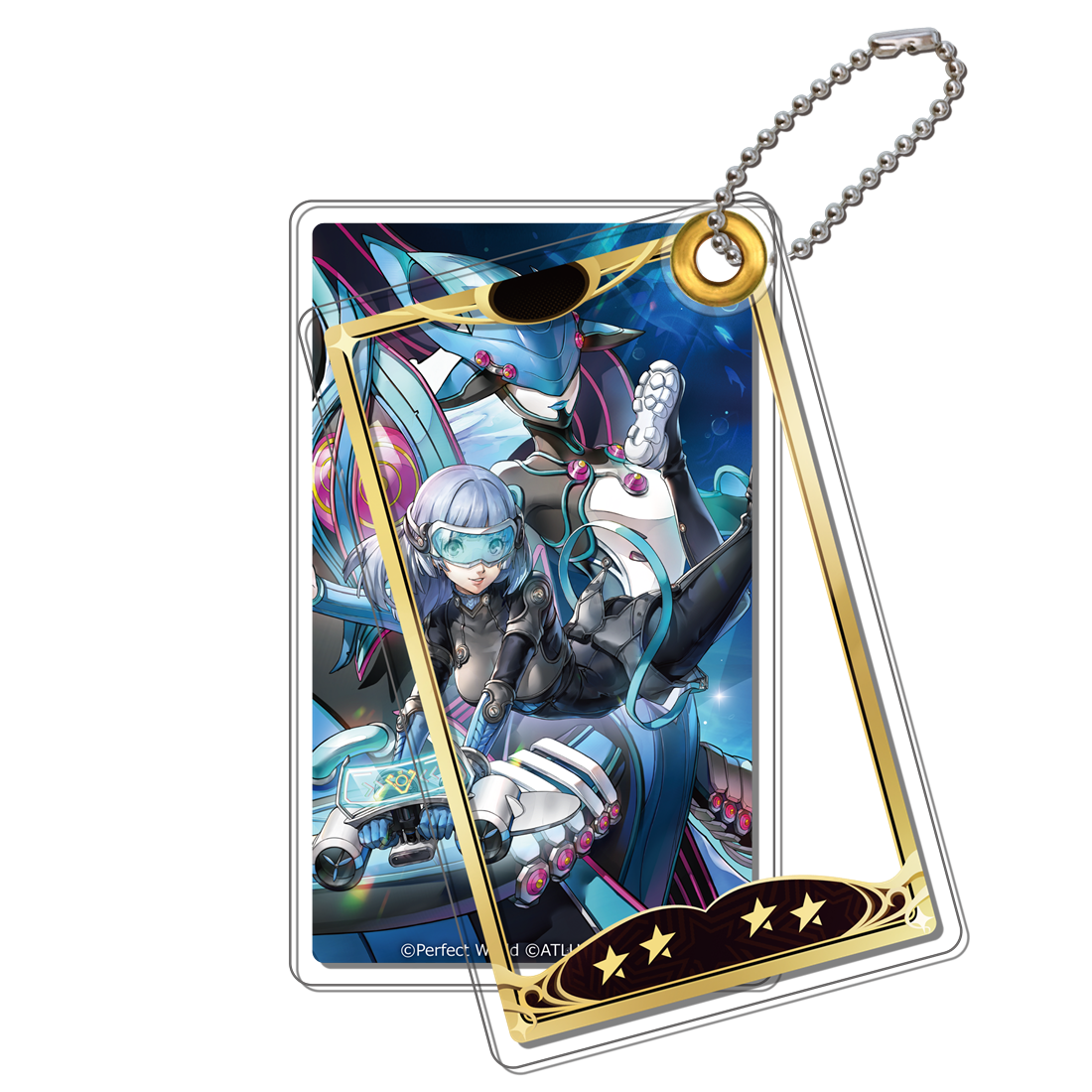ペルソナ5: The Phantom X アクリルスライドキーホルダー パペット＆ネメルテス 怪ドル パペット＆ネメルテス