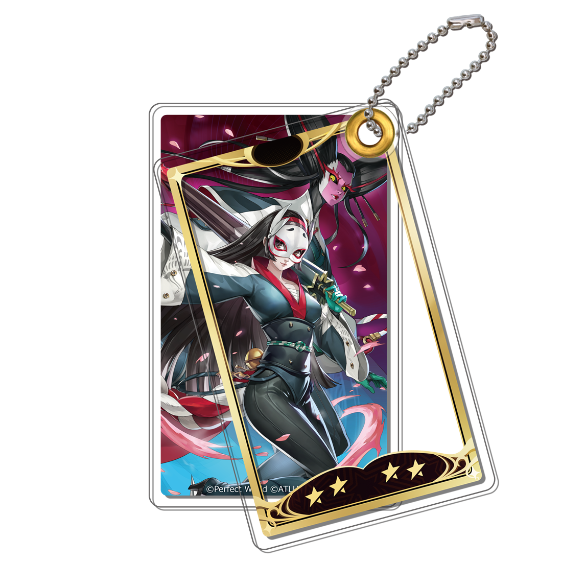 ペルソナ5: The Phantom X アクリルスライドキーホルダー ウィンド＆チヨメ 怪盗団 ウィンド＆チヨメ