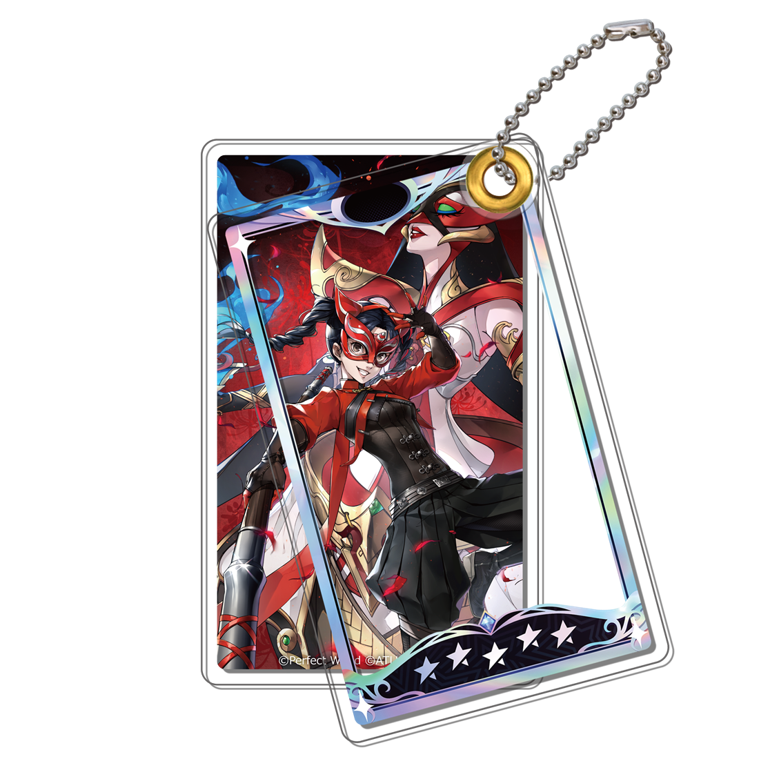 ペルソナ5: The Phantom X アクリルスライドキーホルダー リン＆モンポォー 怪ドル リン＆モンポォー