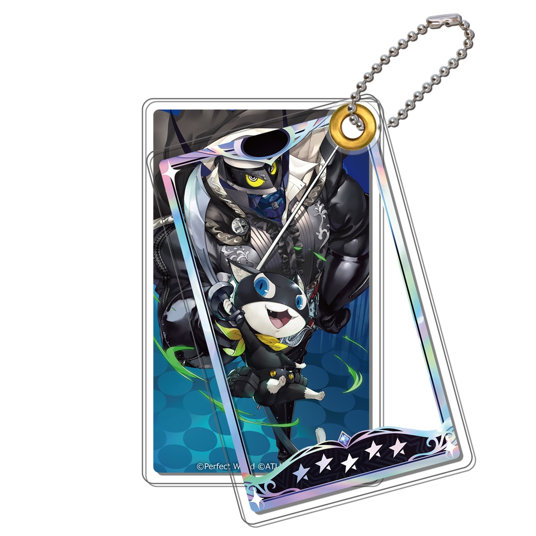 ペルソナ5: The Phantom X アクリルスライドキーホルダー モナ＆ゾロ 心の怪盗団 モナ＆ゾロ
