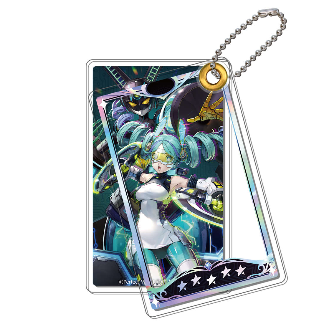 ペルソナ5: The Phantom X アクリルスライドキーホルダー ブイ＆アプセウデス 怪ドル ブイ＆アプセウデス