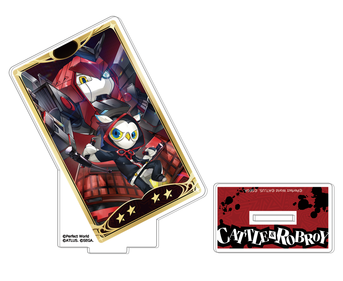 ペルソナ5: The Phantom X アクリルスタンド キャトル＆ロブロイ 怪盗団 キャトル＆ロブロイ