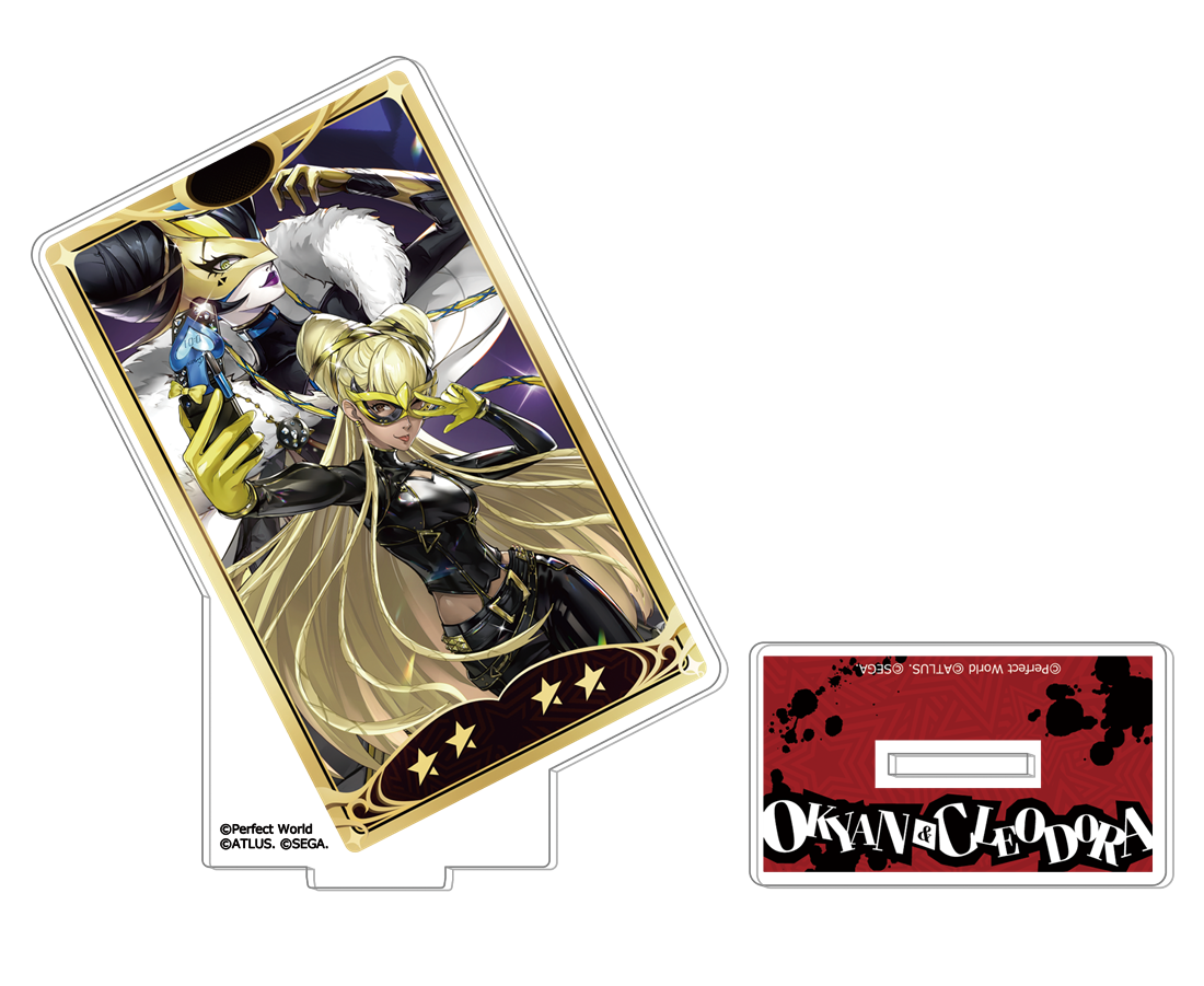 ペルソナ5: The Phantom X アクリルスタンド オキャン＆クレオドラ 怪ドル オキャン＆クレオドラ