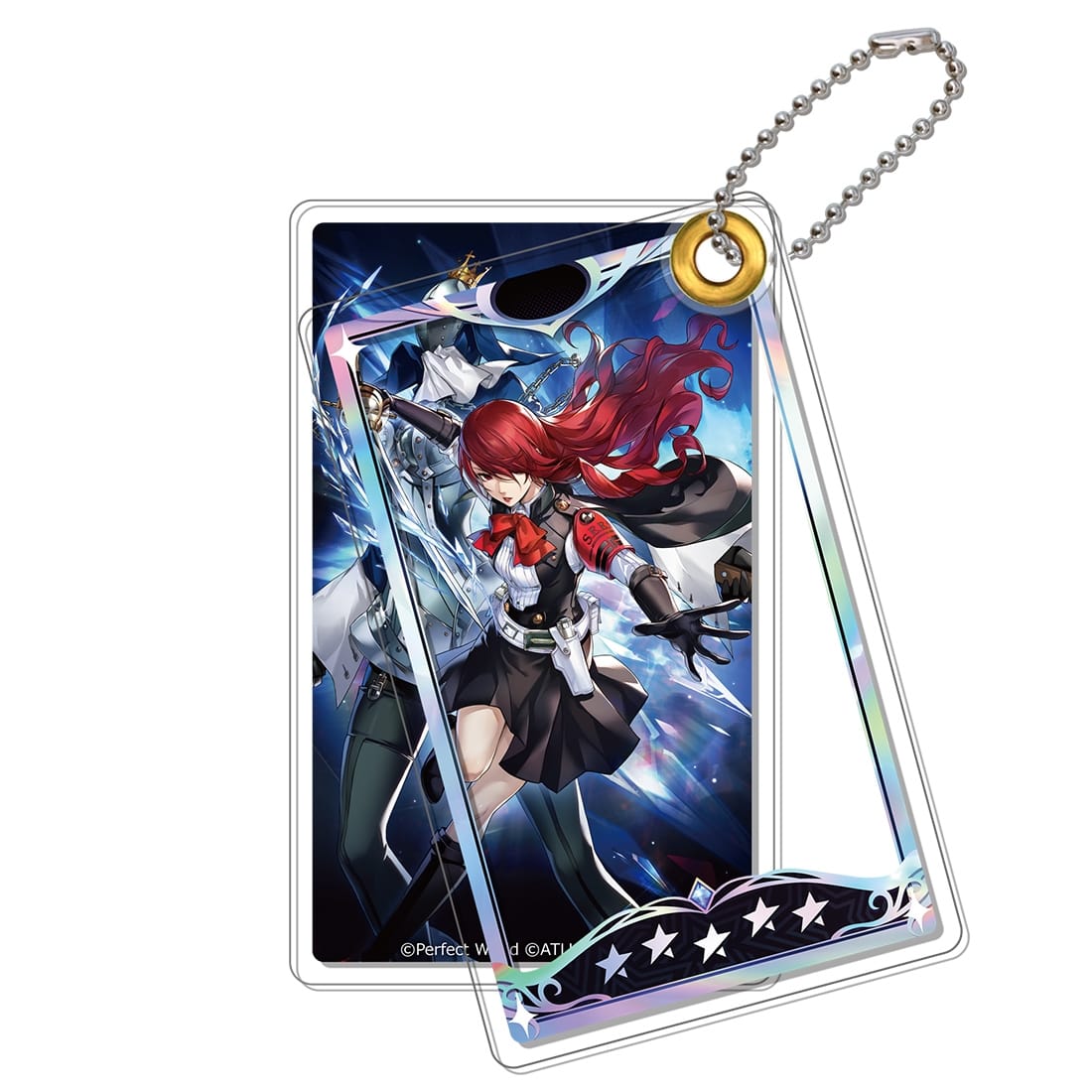 ペルソナ5: The Phantom X アクリルスライドキーホルダー 桐条 美鶴＆ペンテシレア 特別課外活動部 桐条 美鶴＆ペンテシレア