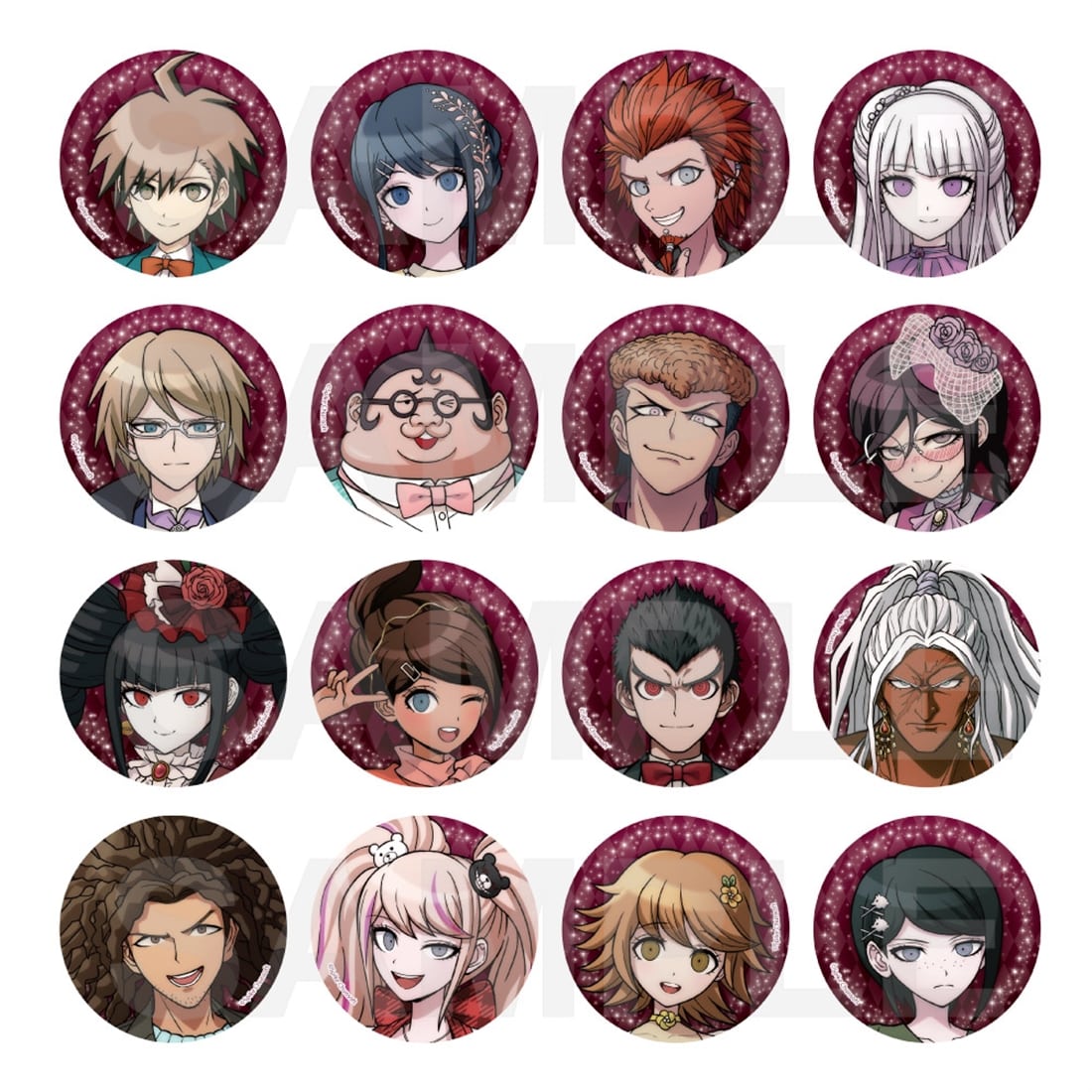 ダンガンロンパシリーズ 15周年記念ドレス 缶バッジ Vol.1 BOX Vol.1