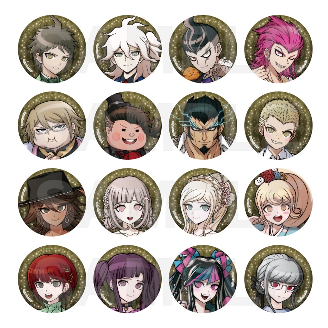 ダンガンロンパシリーズ 15周年記念ドレス 缶バッジ Vol.2 BOX Vol.2