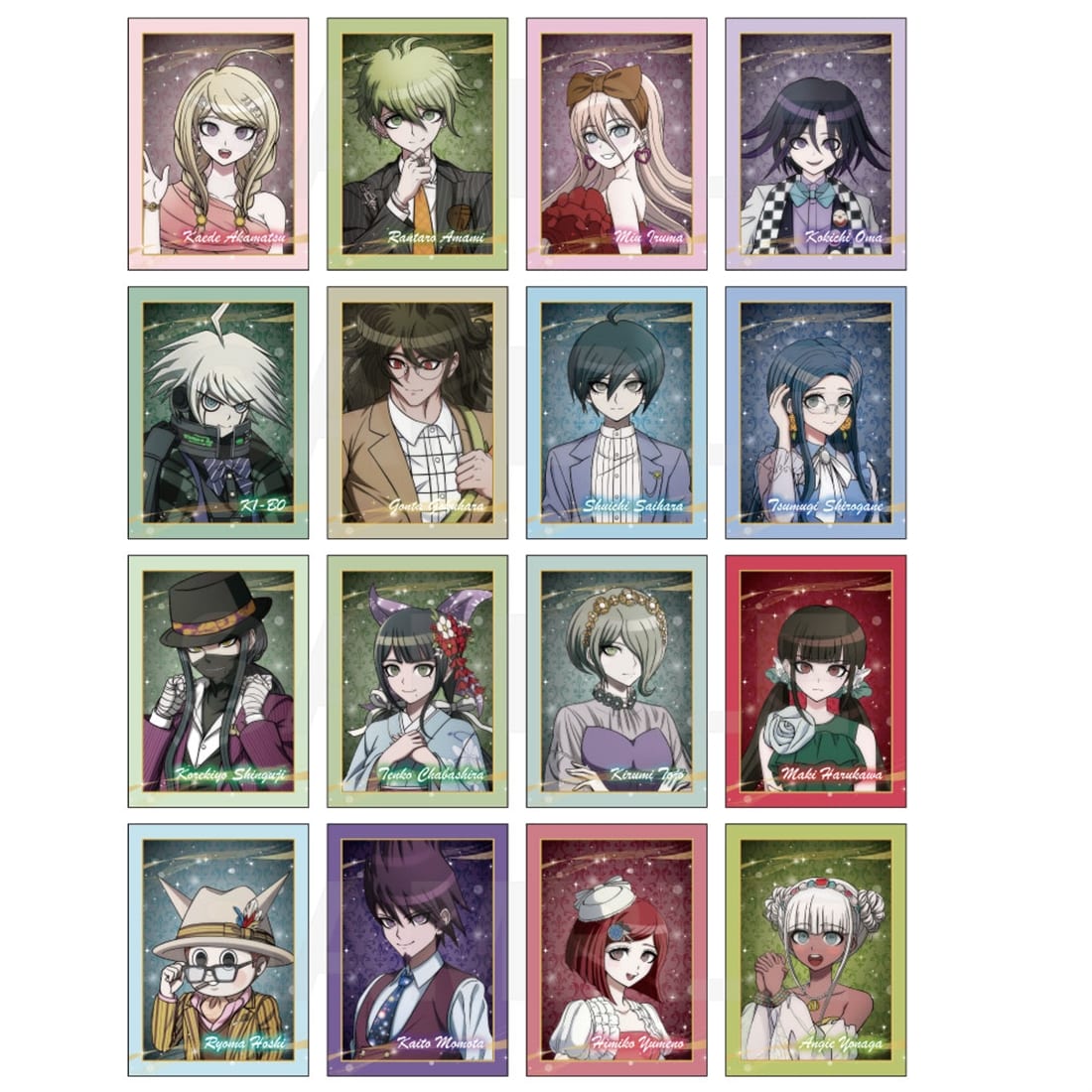 ダンガンロンパシリーズ 15周年記念ドレス イラストカード Vol.3 BOX Vol.3