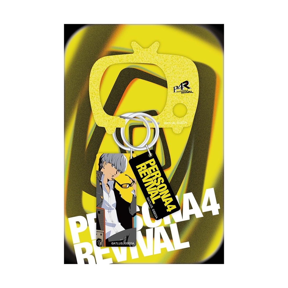 P4R アクリルカラビナキーホルダー
