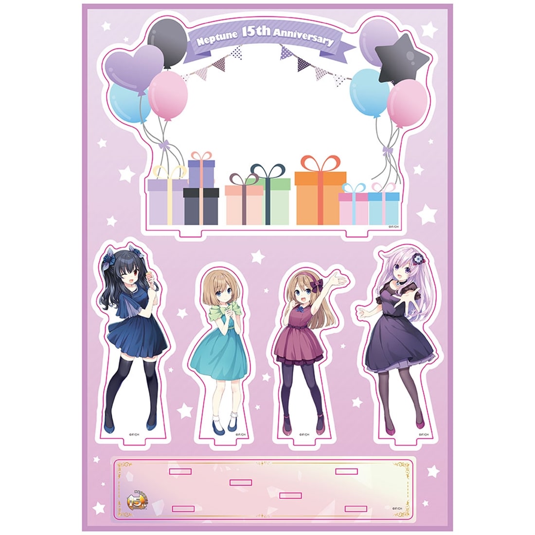 超次元ゲイム ネプテューヌ 15周年記念 描き下ろしアクリルジオラマ