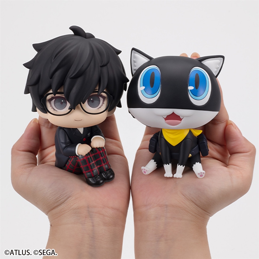 るかっぷ ペルソナ5 ザ・ロイヤル 主人公＆モルガナ セット【限定座布団付き】（アトラスDショップ限定特典付き） P5R主人公＆モルガナ セット(限定座布団、アトラスDショップ限定特典付き）